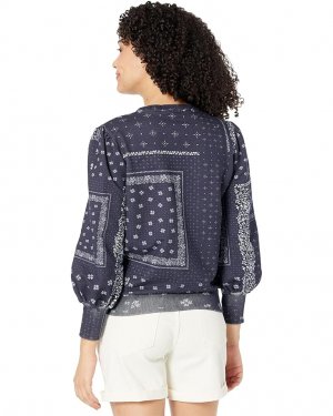 Толстовка Hailey Sweatshirt, цвет AG Bandana Deep Navy Jeans