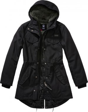 Женская куртка Marsh Lake с капюшоном, черный Brandit