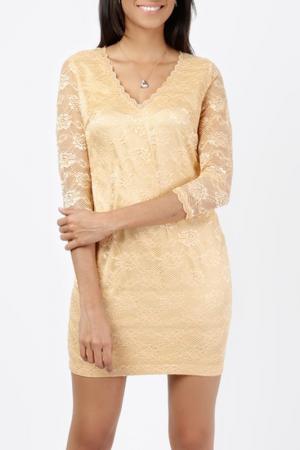Платье LESARA. Цвет: золотой