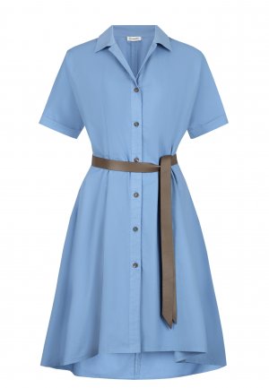Платье CAPPELLINI BY PESERICO. Цвет: голубой