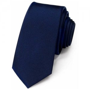 Узкий молодежный галстук в синем цвете 822094 Laura Biagiotti