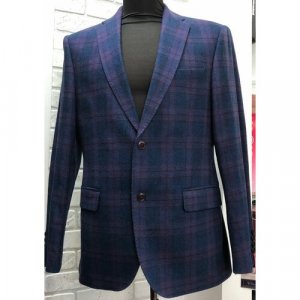 Пиджак , размер 182-100, синий, фуксия Truvor. Цвет: фуксия/синий