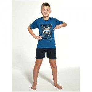 476/102 Пижама для мальчика Raccoon - размер: 146-152, цвет: Синий Cornette. Цвет: синий
