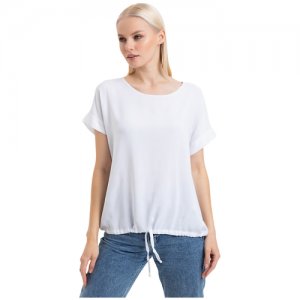 Блуза , размер 52-54, белый ONateJ. Цвет: белый