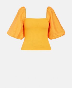 Рубашка блузка , оранжевый Sandro