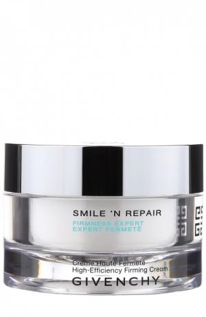 Крем для повышения упругости кожи лица Smile`n Repair Givenchy. Цвет: бесцветный