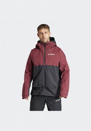 Куртка для сноуборда Anorak Ski , цвет shadow red/black Adidas