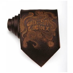Необычный коричневый галстук 1917 Christian Lacroix. Цвет: коричневый