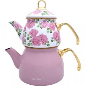 Summer - Чайник с розовым узором Bambum