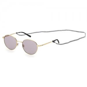 Солнцезащитные очки , серый, золотой M Missoni. Цвет: серый