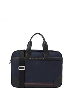 Темно-синяя мужская сумка для ноутбука Tommy Hilfiger