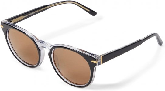Солнцезащитные очки Havah , цвет Shiny Black Transparent Layer/Mineral Polarized Drivers Gold Serengeti