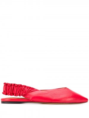 Балетки с заостренным носком Isabel Marant. Цвет: красный
