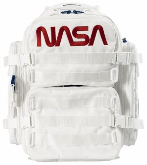 Белый рюкзак с вышивкой NASA Balenciaga