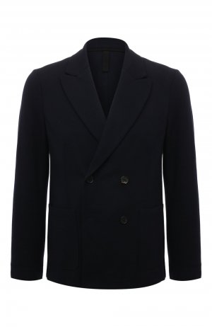 Шерстяной пиджак Harris Wharf London. Цвет: синий