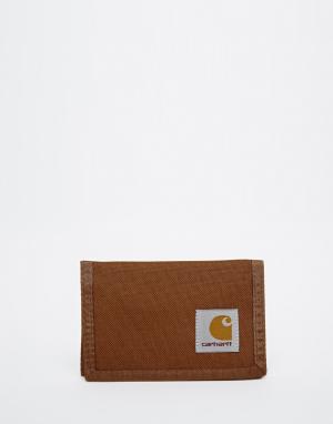 Бумажник Carhartt. Цвет: коричневый