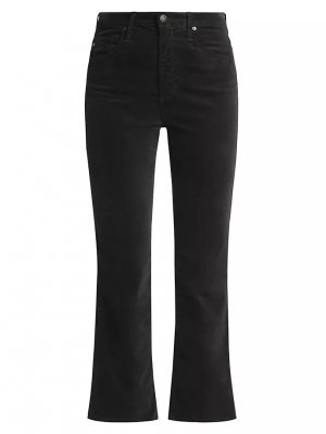 Укороченные бархатные брюки Farrah Ag Jeans, цвет smooth slate Jeans