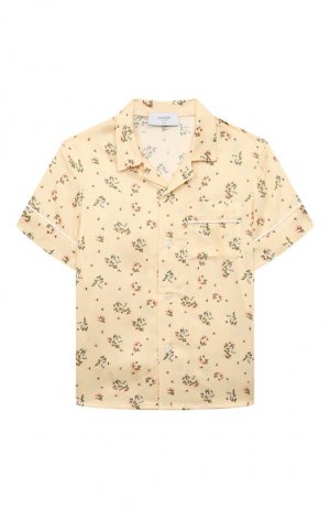 Хлопковая блузка Paade Mode. Цвет: бежевый