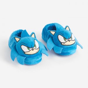 Мягкие тапочки Sonic the Hedgehog, ярко-голубой H&M
