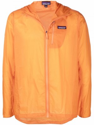 Logo zipped fitted jacket Patagonia. Цвет: оранжевый