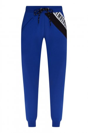 Синие спортивные брюки Bikkembergs. Цвет: синий