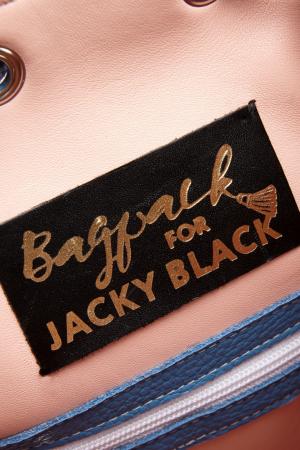 Рюкзак из денима Denim Dream Jacky Black. Цвет: голубой