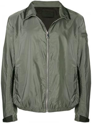 Спортивная куртка Prada. Цвет: серый