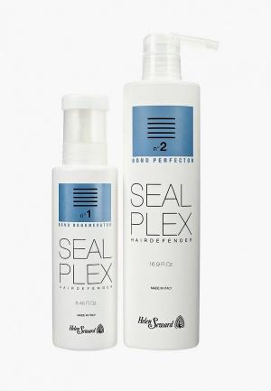 Набор для ухода за волосами Helen Seward Milano SEALPLEX восстановления и укрепления, 750 мл. Цвет: белый