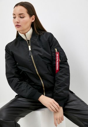Куртка утепленная Alpha Industries MA-1 W. Цвет: черный