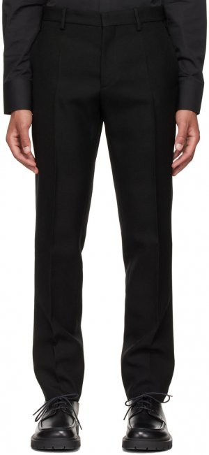 Черные брюки из шерсти мериноса WARDROBE.NYC