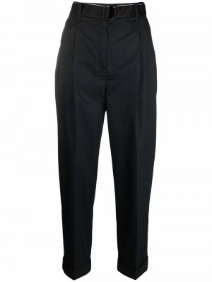 Укороченные брюки строгого кроя Calvin Klein. Цвет: черный