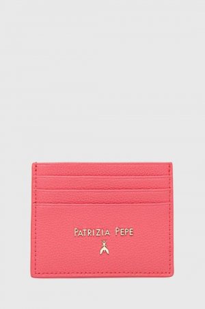 Кожаный футляр для карт, розовый Patrizia Pepe