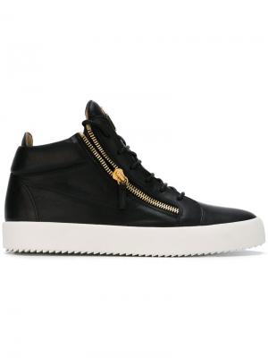 Kriss mid-top sneakers Giuseppe Zanotti Design. Цвет: чёрный