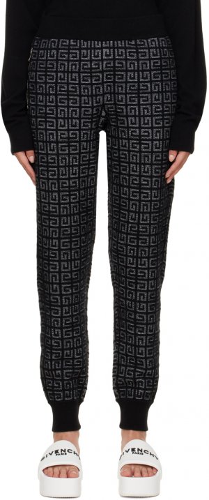 Черные кашемировые брюки для отдыха Givenchy