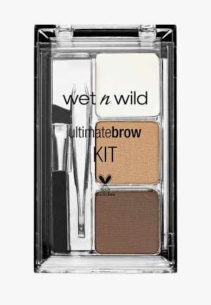Тени для бровей Wet n Wild Ultimate Brow Kit soft brown. Цвет: коричневый