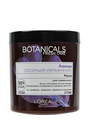 Маска для волос LOreal Paris L'Oreal Botanicals, Лаванда, тонких волос, увлажняющая, 200 мл, без парабенов, силиконов и красителей. Цвет: прозрачный