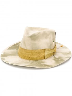 Шляпа Samos с камуфляжным принтом Nick Fouquet. Цвет: нейтральные цвета