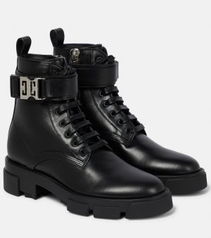 Кожаные армейские ботинки , черный Givenchy