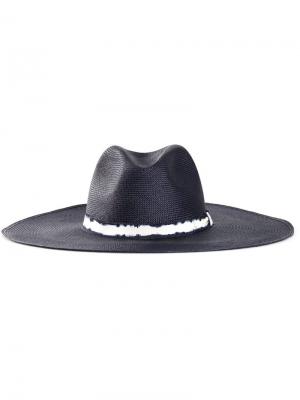 Широкополая шляпа Filù Hats. Цвет: чёрный