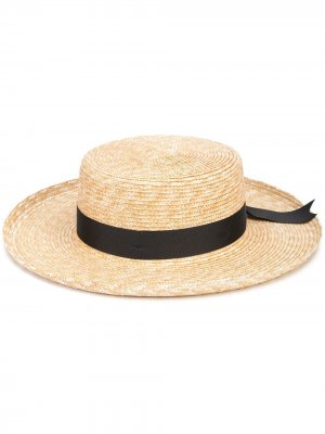 Соломенная шляпа Violette Boater Lack Of Color. Цвет: желтый