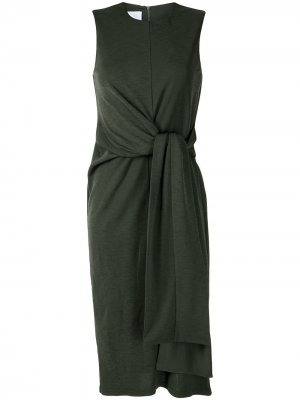 Платье миди Noble с завязками Acler. Цвет: зеленый