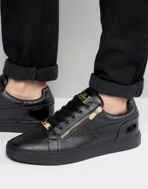 Черные кроссовки с молнией London Glorious Gangsta. Цвет: черный
