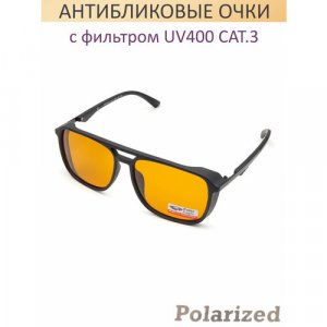 Солнцезащитные очки PE8305 orange водительские, черный Polar Eagle. Цвет: черный