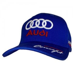 Бейсболка бини Ауди кепка, размер 55-58, синий, голубой Audi. Цвет: белый