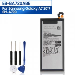 Оригинальный сменный аккумулятор EB-BA720ABE для GALAXY A7 2017 версия A720 SM-A720 3600 мАч Samsung