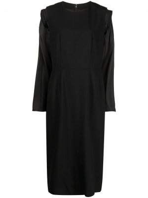 Платье с длинными рукавами Comme Des Garçons. Цвет: черный