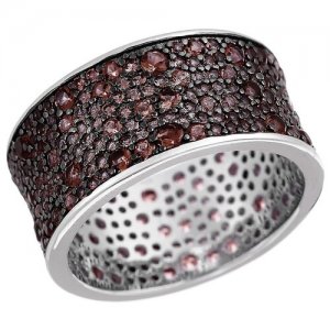 Серебряное кольцо с фианитом MP-R01533-X-WB-X-X-DB Fresh. Цвет: серебристый