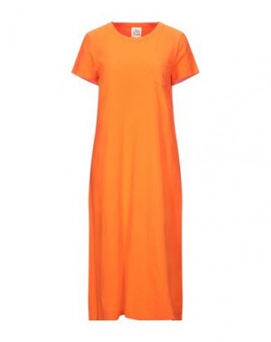 Платье миди ATTIC AND BARN. Цвет: оранжевый