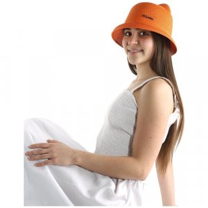 Шляпа , размер S(48-50), оранжевый Solorana. Цвет: оранжевый