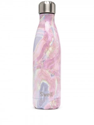 Swell бутылка с мраморным узором (17 унций) S'well. Цвет: розовый